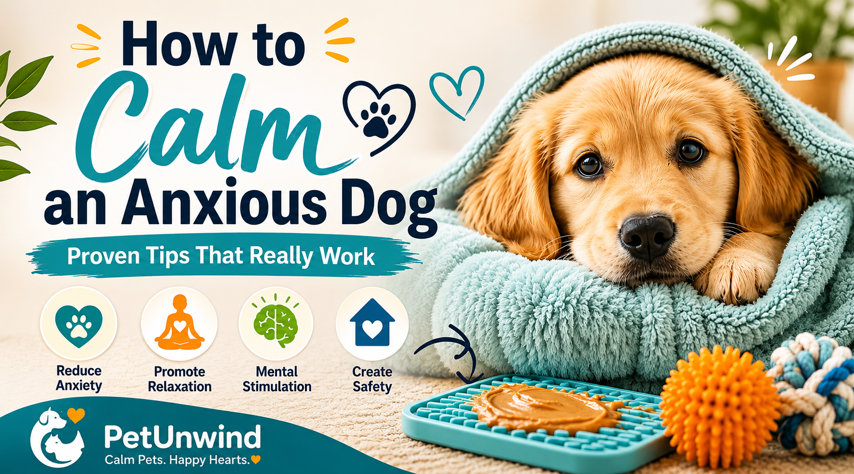 How to Calm an Anxious Dog: Effective Ways to Help Your Dog Feel Safe and Relaxed
