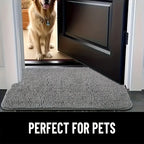 Dog doormat quick-drying microfiber , absorbs moisture and dirt , non-slip, machine washable, indoor use, available in a variety