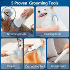 Pet Grooming Vacuum Kit – 2.3L Hair Collector