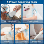 Pet Grooming Vacuum Kit – 2.3L Hair Collector